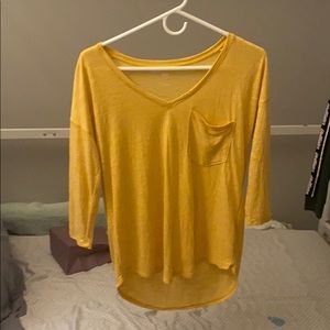 small SO yellow long sleeve